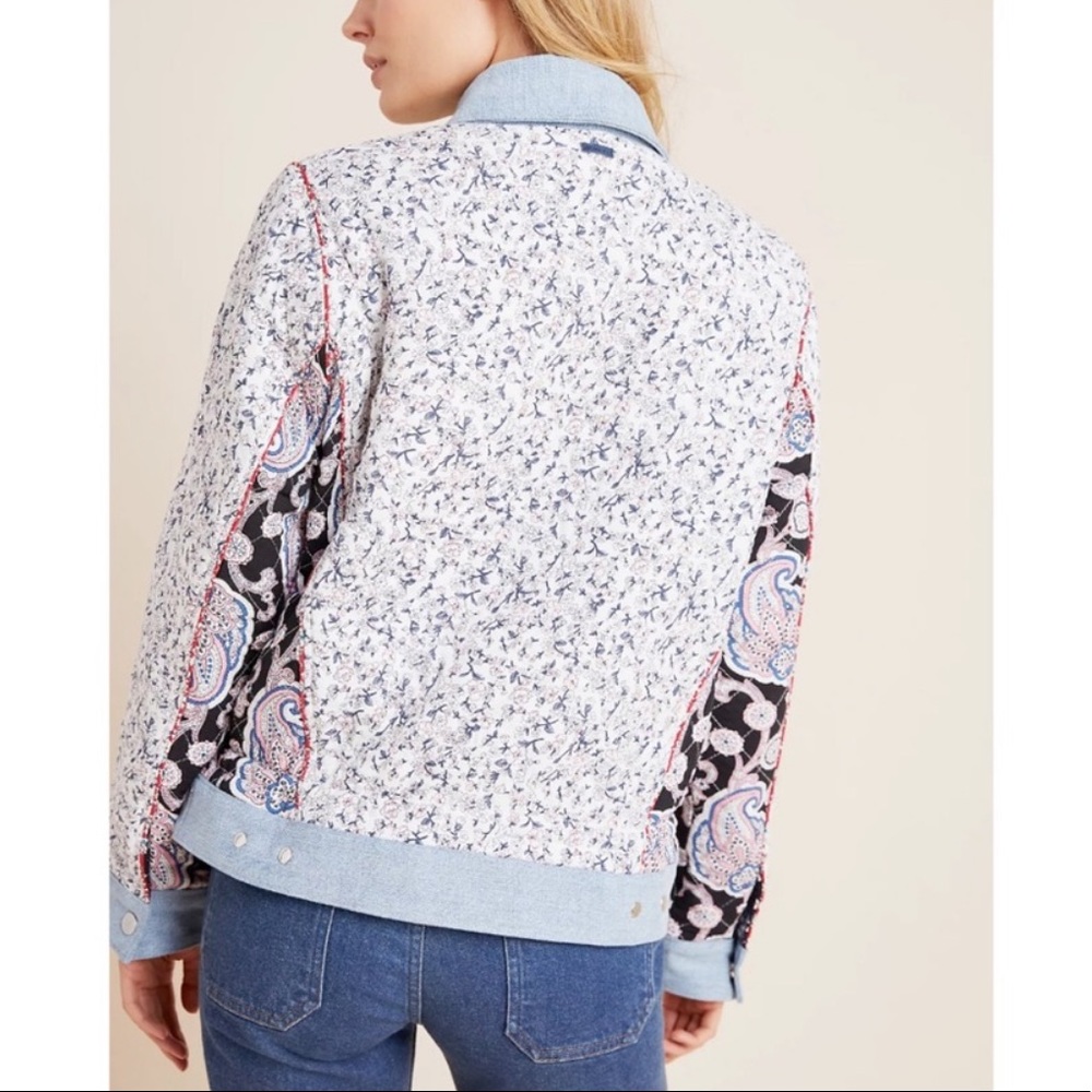 Blank Nyc Reversible Patchwork Denim-Lined Jacket - image 3